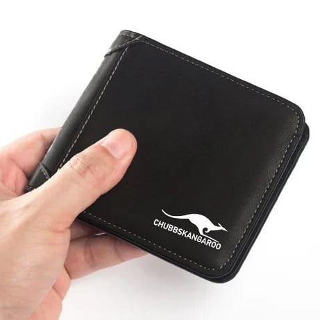 Aiks Wallet Men's RFID Blocking PU Leather Wallet with Zipper Multi Business Card Holder Purse - Oshi.pk - Buy & Sell Online