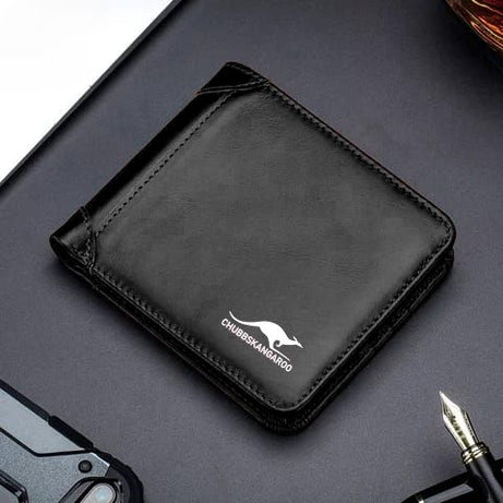 Aiks Wallet Men's RFID Blocking PU Leather Wallet with Zipper Multi Business Card Holder Purse - Oshi.pk - Buy & Sell Online