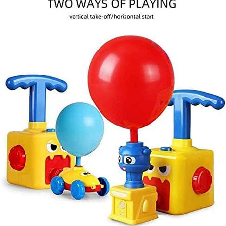 Air Power Toy Powered Balloon Launch Tower Balloon Car Toys for Kids - Oshi.pk - Buy & Sell Online