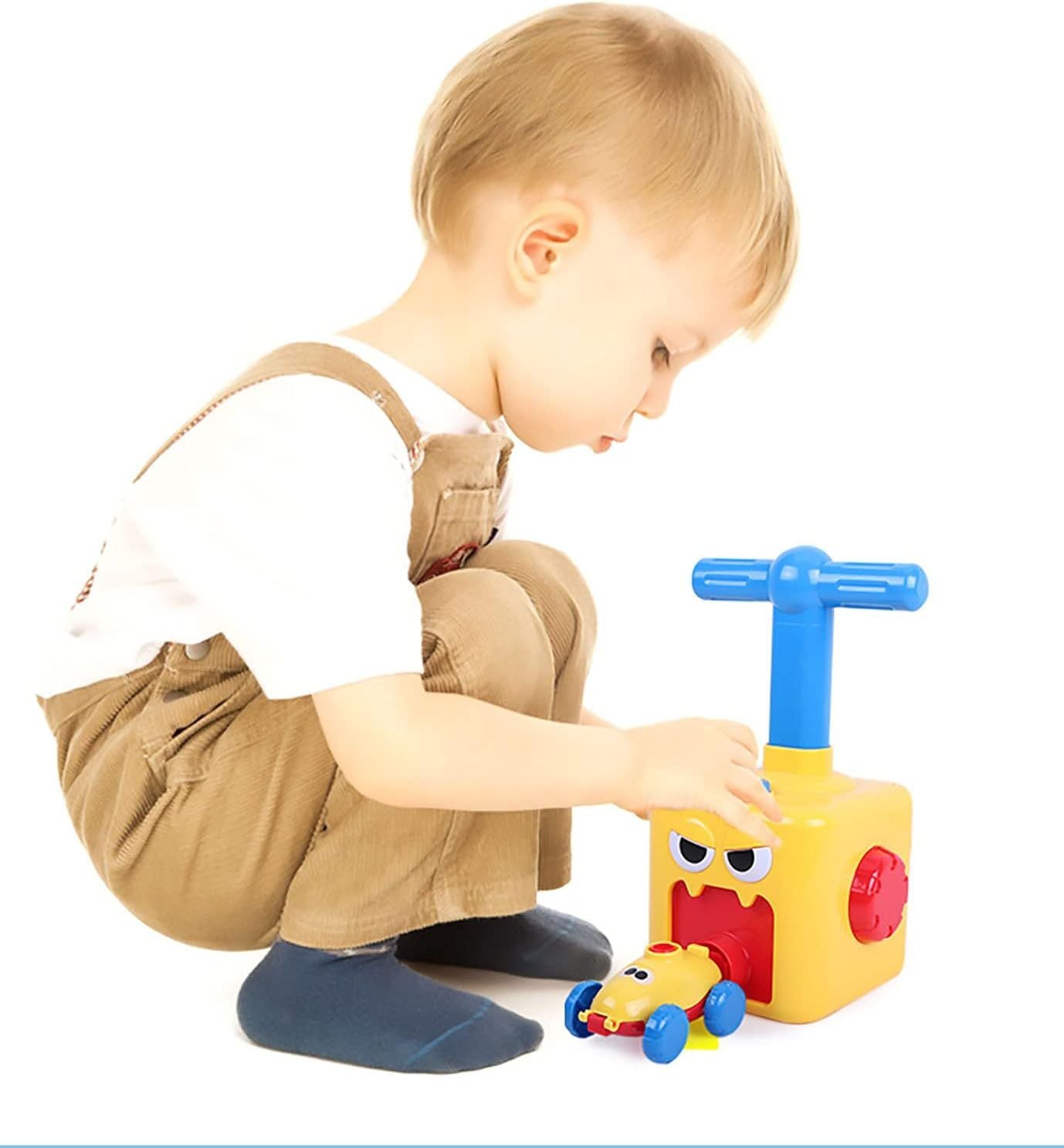 Air Power Toy Powered Balloon Launch Tower Balloon Car Toys for Kids - Oshi.pk - Buy & Sell Online