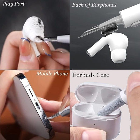 Airpods Bluetooth Earbuds Cleaning Pen for Airpods Pro 3 in 1 - Oshi.pk - Buy & Sell Online