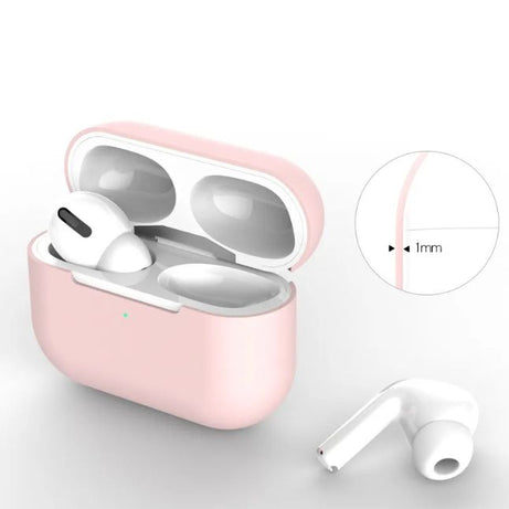AirPods Pro Silicone Case with Carabiner Hook Wireless Bluetooth Earphone Protective Cover For AirPods Pro Soft Case - Oshi.pk - Buy & Sell Online
