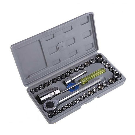 Aiwa 40 Pcs Combination Socket Wrench Tool Kit