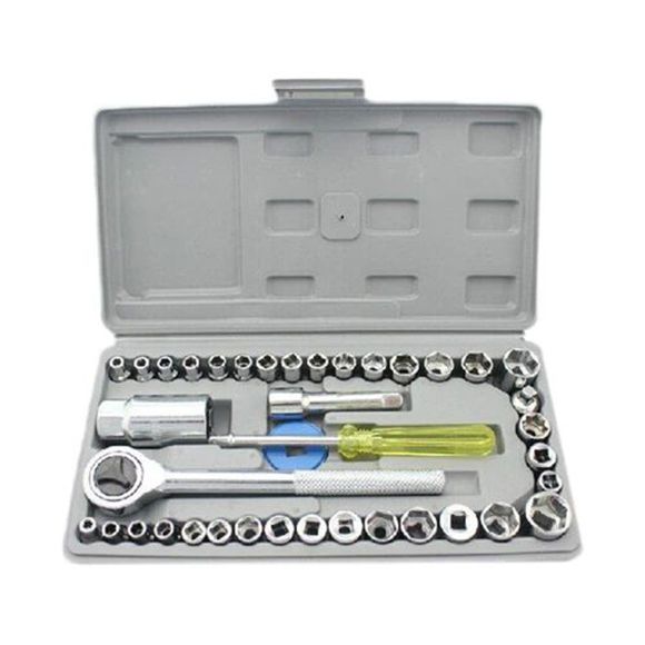 Aiwa 40 Pcs Combination Socket Wrench Tool Kit - Oshi.pk - Buy & Sell Online