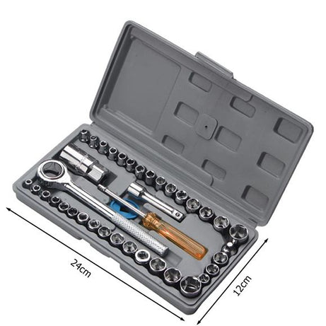 Aiwa 40 Pcs Combination Socket Wrench Tool Kit - Oshi.pk - Buy & Sell Online