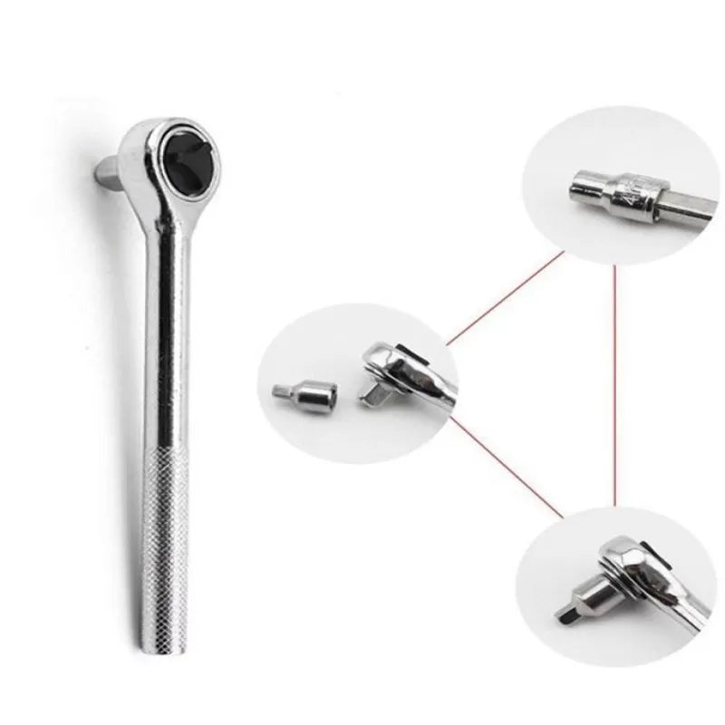 Aiwa 40 Pieces Multi Purpose Combination Socket Wrench Set with 1/4 Ratchet Handle - Oshi.pk - Buy & Sell Online