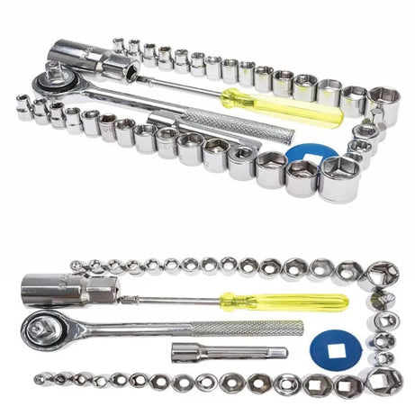 Aiwa 40 Pieces Multi Purpose Combination Socket Wrench Set with 1/4 Ratchet Handle - Oshi.pk - Buy & Sell Online
