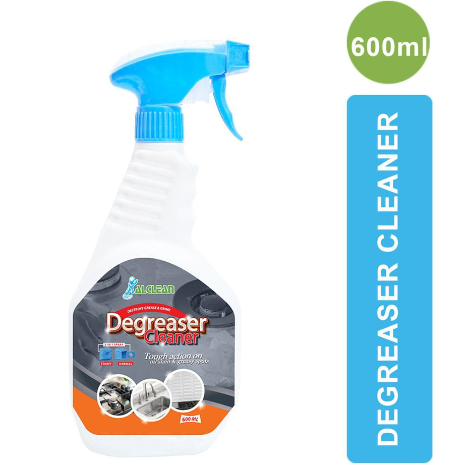 AlClean Degreaser Cleaner Spray Destroys Grease Tough Action on Oil Stain and Greasy Spots 600ml - Oshi.pk - Buy & Sell Online