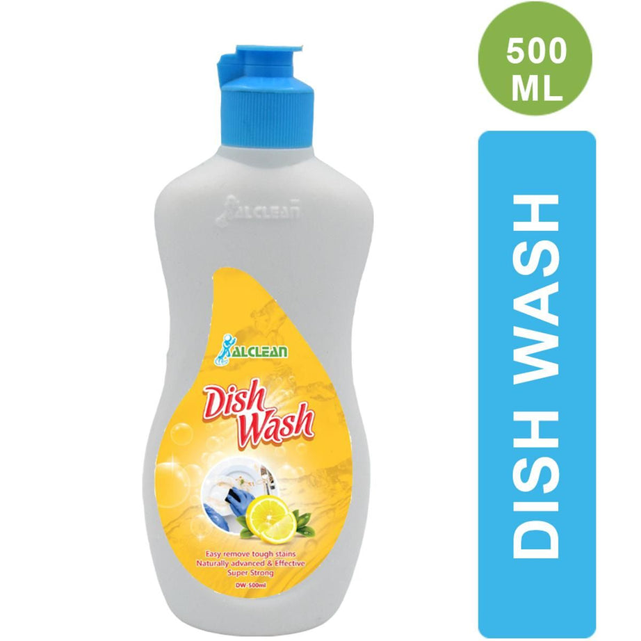 AlClean Dish Wash Liquid Lemon Cleaner Dishwasher Kitchen 500ml - Oshi.pk - Buy & Sell Online