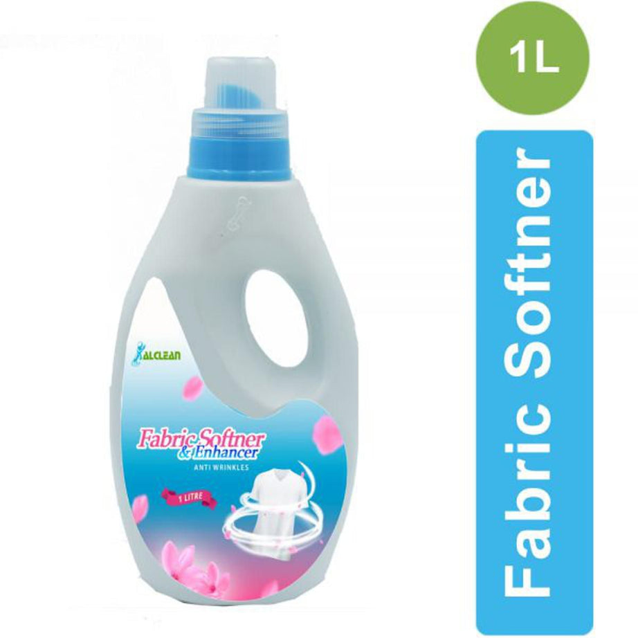 AlClean Fabric Softener and Enhancer Anti Wringkles Fabrics Cloths Detergent Liquid Laundary Cleaning 1000ml - Oshi.pk - Buy & Sell Online