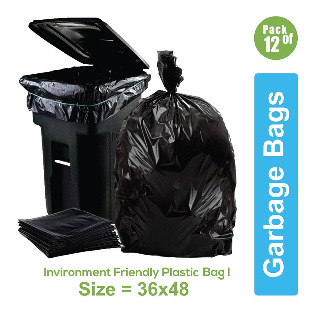 AlClean Garbage Bags for Dust Bins Pure Plastic High Quality (Sizes Available) - Oshi.pk - Buy & Sell Online
