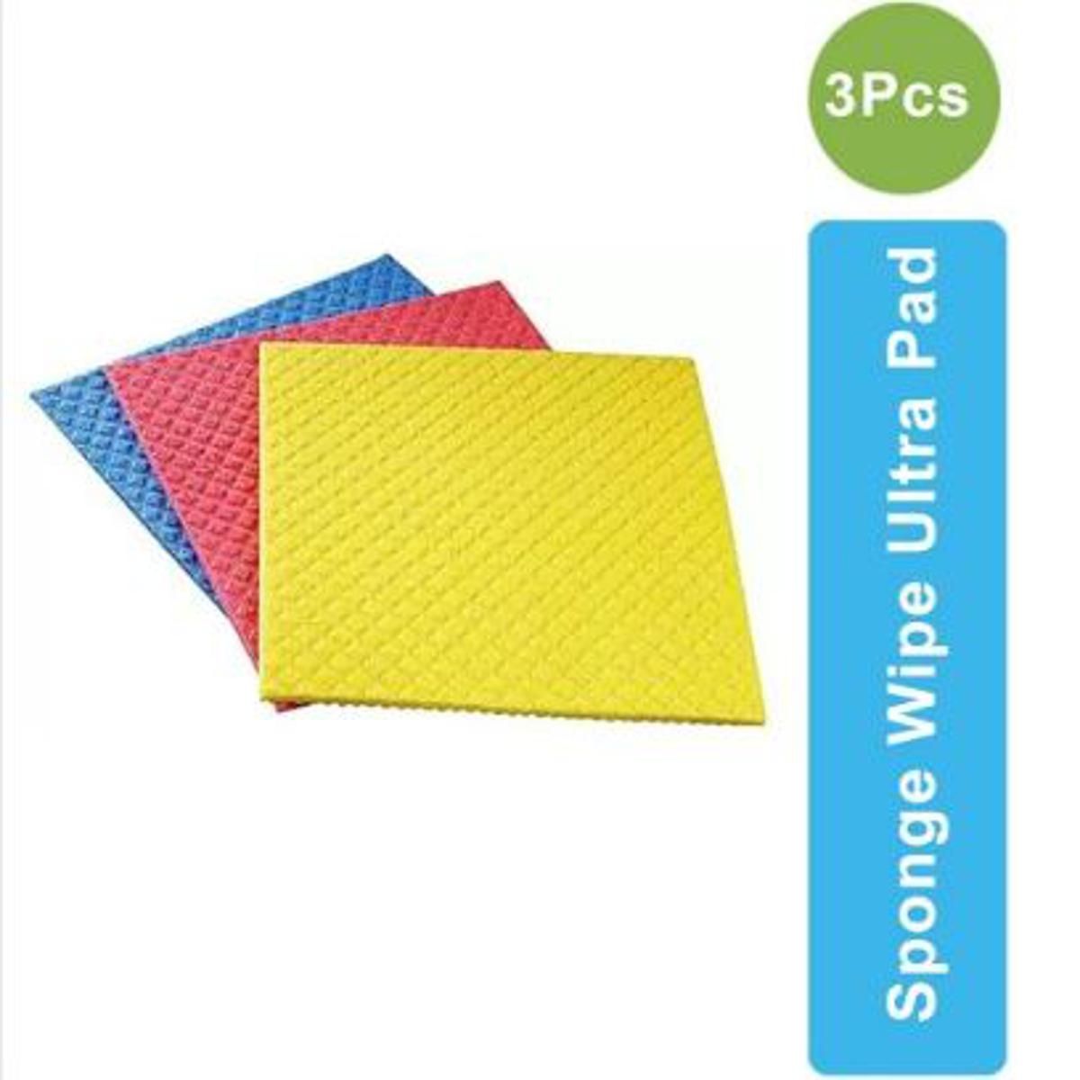 AlClean Pack of 3 - Sponge Cloth Wipe Ultra Foam Type Wipes - Oshi.pk - Buy & Sell Online