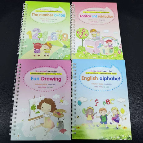 All English Grooved Calligraphy Practice Paste Book - Oshi.pk - Buy & Sell Online