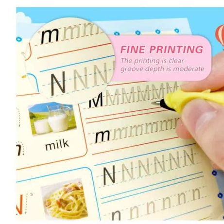 All English Grooved Calligraphy Practice Paste Book - Oshi.pk - Buy & Sell Online