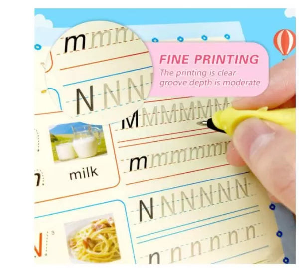 All English Grooved Calligraphy Practice Paste Book - Oshi.pk - Buy & Sell Online