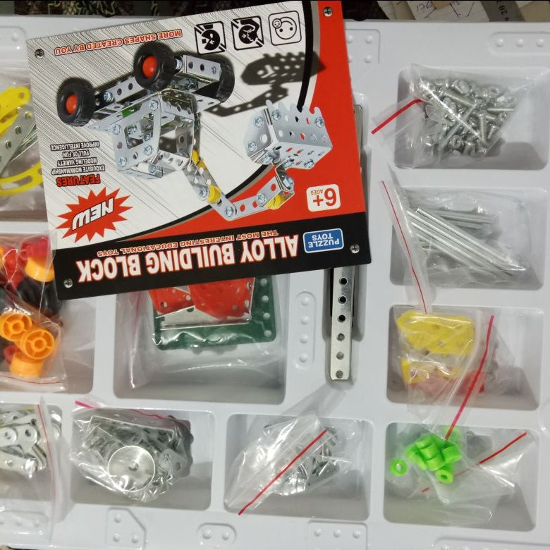 Alloy Building Blocks - 30 Models - 242 pcs - Bigger sized tools - Oshi.pk - Buy & Sell Online