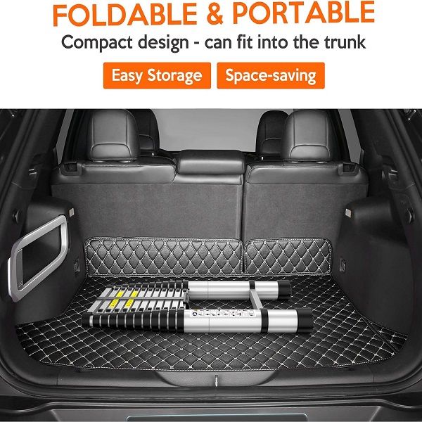 Aluminum Telescopic Ladder 2.6m 9 Fit - Oshi.pk - Buy & Sell Online