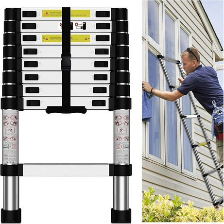 Aluminum Telescopic Ladder 3.2m 10 Fit - Oshi.pk - Buy & Sell Online