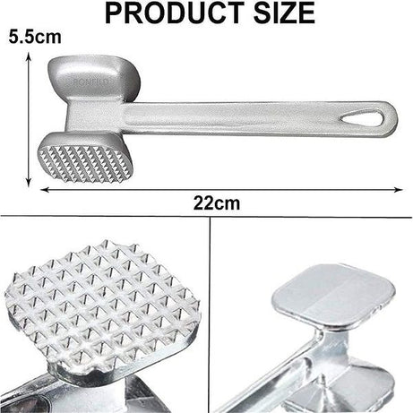 Aluminum Two Sided Beaf Meat Hammer Mallet Tenderizer - Oshi.pk - Buy & Sell Online