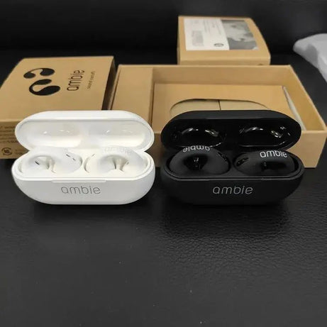 Ambie Wireless Ear Clip Bluetooth 5.3 Headphones Ear cuffs Sport Outdoor Headset Earring Type Wireless Bluetooth IPX5 Waterproof Sports Earbuds For Am - Oshi.pk - Buy & Sell Online