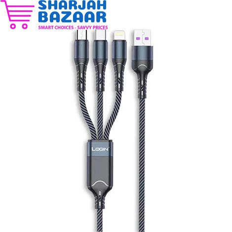 Android - Type C - iPhone - 3 in one Fast data cable - Oshi.pk - Buy & Sell Online