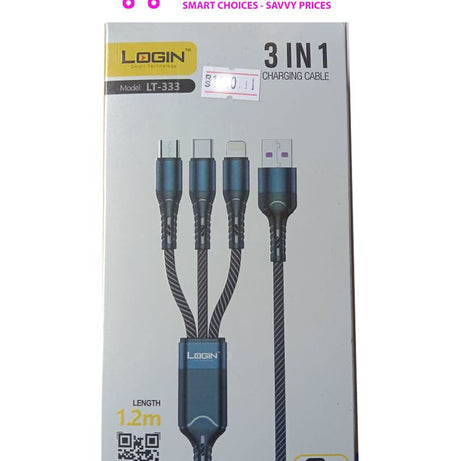 Android - Type C - iPhone - 3 in one Fast data cable - Oshi.pk - Buy & Sell Online