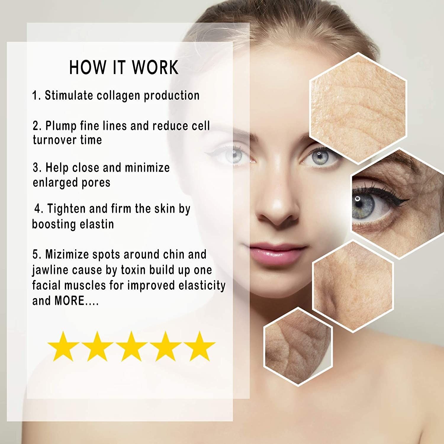 Anti-Aging Natural Stone Jade Roller with Double Heads for Face Massage Skin Slimming Relaxation Beauty Health Skincare Made of Gua Sha Stone - Oshi.pk - Buy & Sell Online