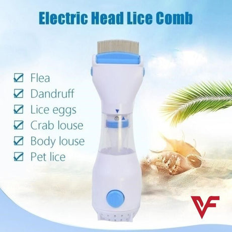 Anti Lice And Nit Eggs Removing V-Comb Electric Machine Painless And Chemical Free Multipurose V-Comb with Extra Filters Premium Quality Product - Oshi.pk - Buy & Sell Online