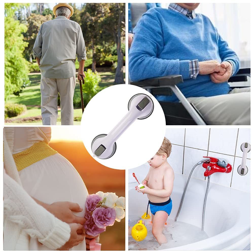 Anti-Slip Safety Suction Grab Bar | Added Bathroom Safety - Oshi.pk - Buy & Sell Online