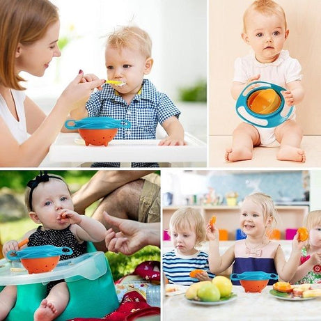 Anti Spill Bowl Smooth 360 Degree Dinner Entertainment Bowls - Oshi.pk - Buy & Sell Online