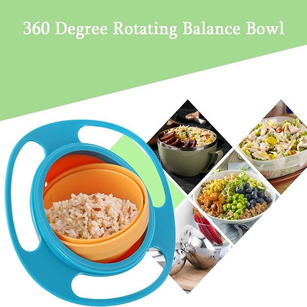 Anti Spill Bowl Smooth 360 Degree Dinner Entertainment Bowls - Oshi.pk - Buy & Sell Online
