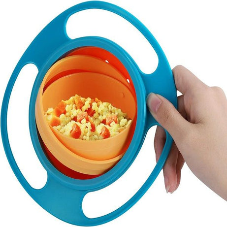 Anti Spill Bowl Smooth 360 Degree Dinner Entertainment Bowls