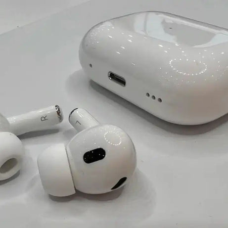 Apple Airpods Pro 2 ANC Buzzer+volume+Dorri Wirless Charging Typ C TITANIUM Quality - Oshi.pk - Buy & Sell Online