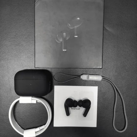Apple Airpods Pro 2 Black TypeC Buzzer+Volume+Dorri Wireless Charging - Oshi.pk - Buy & Sell Online