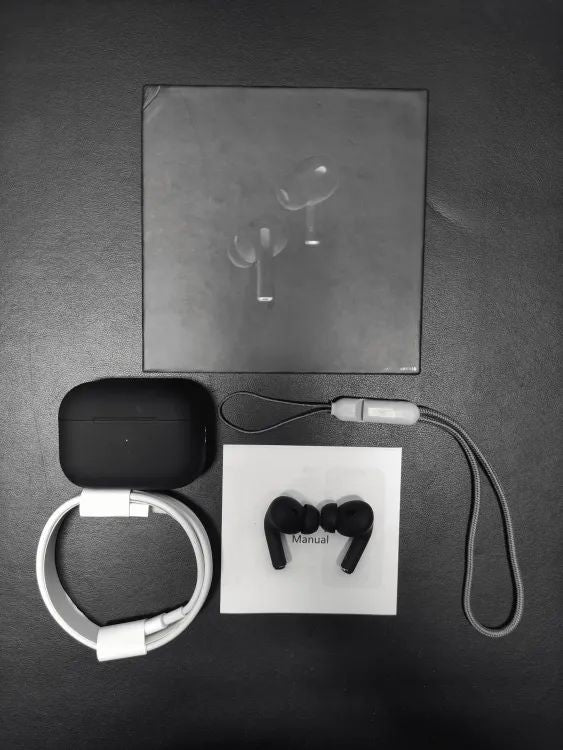 Apple Airpods Pro 2 Black TypeC Buzzer+Volume+Dorri Wireless Charging - Oshi.pk - Buy & Sell Online