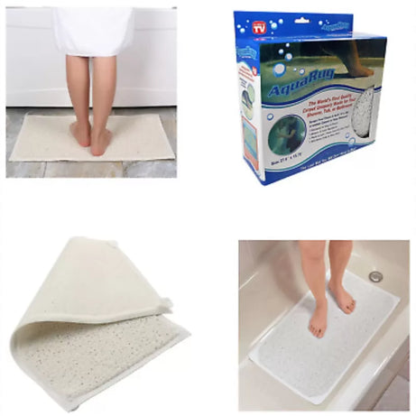 Aqua Rug – Non Slip Bathroom Shower Carpet Bath Mat - Oshi.pk - Buy & Sell Online