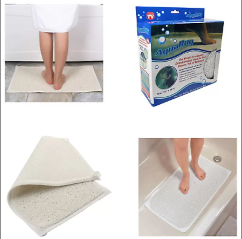 Aqua Rug – Non Slip Bathroom Shower Carpet Bath Mat - Oshi.pk - Buy & Sell Online
