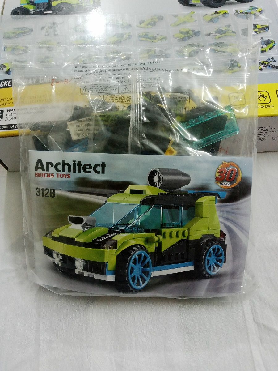 Architect Bricks Toys- 30 models- Rocket Rally Cars- 241+ pcs - Oshi.pk - Buy & Sell Online