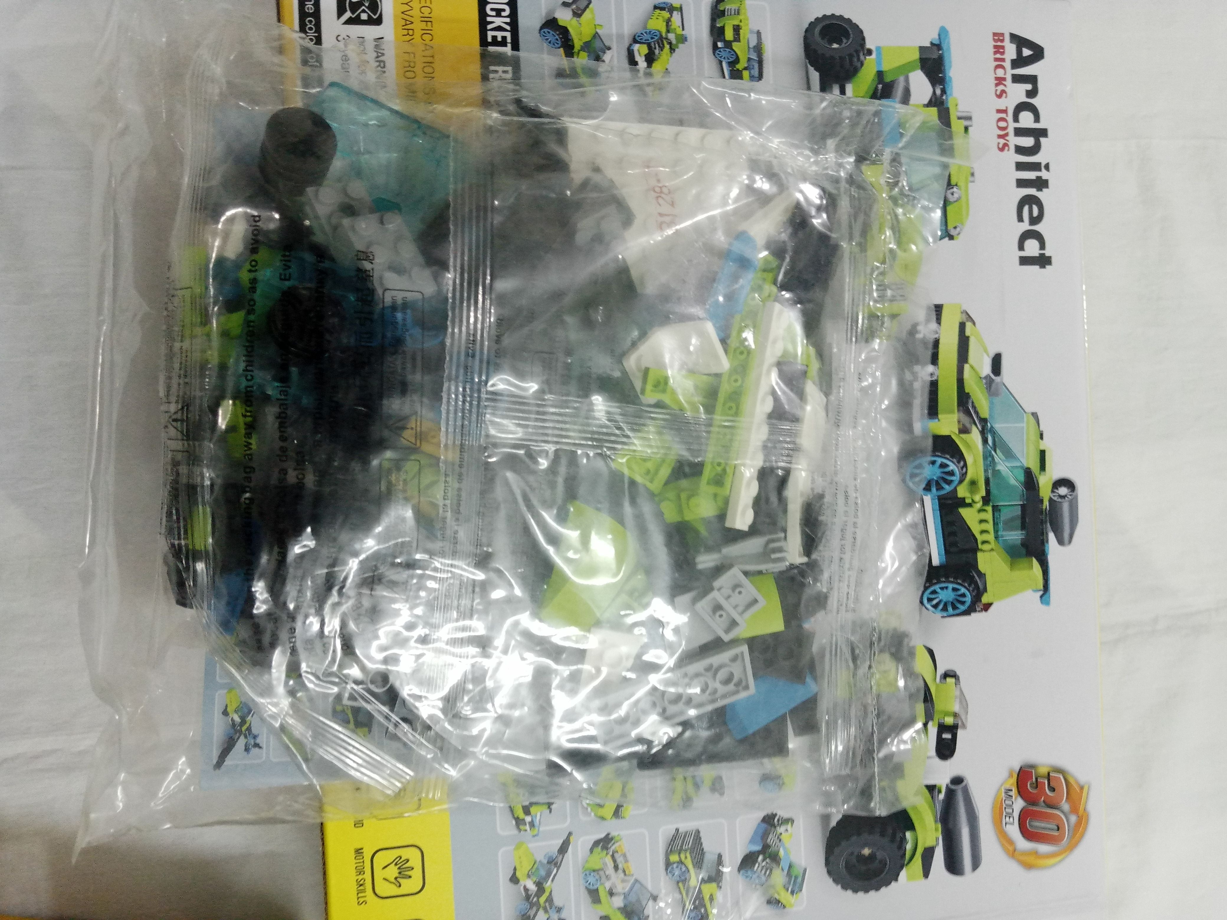 Architect Bricks Toys- 30 models- Rocket Rally Cars- 241+ pcs - Oshi.pk - Buy & Sell Online