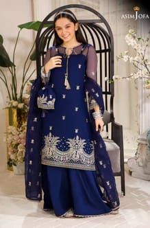 Asim Jofa - 3PC UNSTITCHED- BLUE - Oshi.pk - Buy & Sell Online