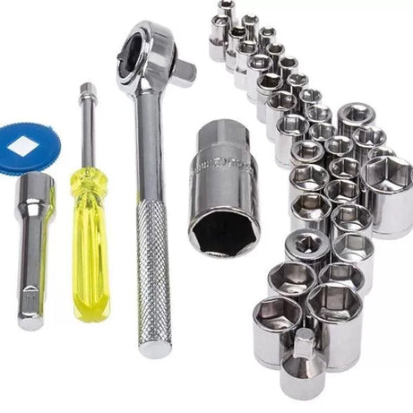 Auto Tire Repair Kit AIWA 40pcs Combination Socket Wrench Set total tool kit for bicycle