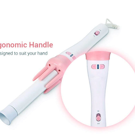 Automatic Curly Hair Stick Hair Curler Fast Styling in 5 Min Ceramic Heating Tube Nourish Hair with Plant Protein Coating Rotating Curler - Oshi.pk - Buy & Sell Online
