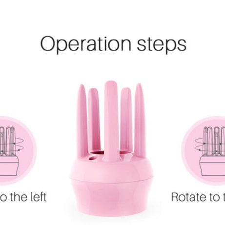 Automatic Curly Hair Stick Hair Curler Fast Styling in 5 Min Ceramic Heating Tube Nourish Hair with Plant Protein Coating Rotating Curler - Oshi.pk - Buy & Sell Online