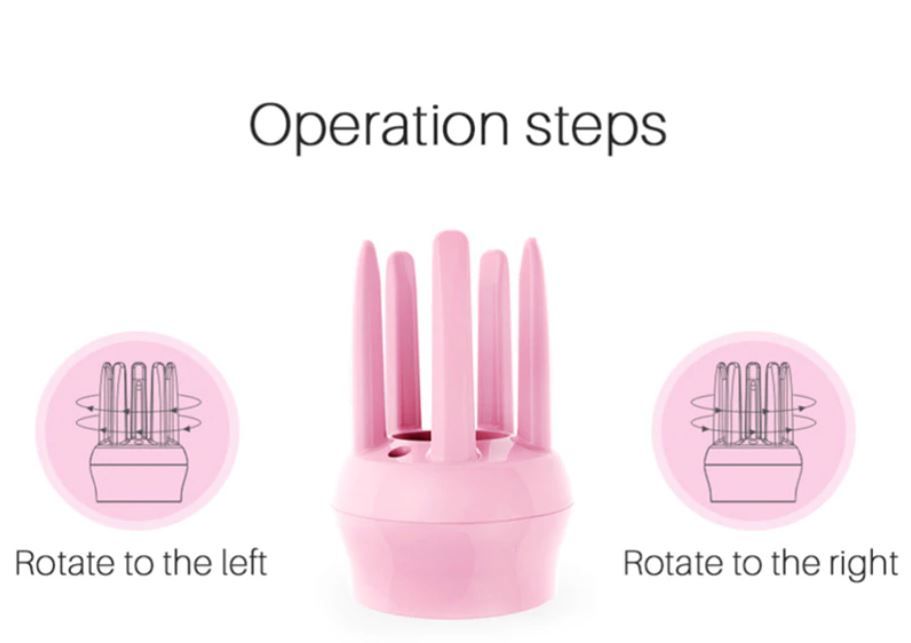 Automatic Curly Hair Stick Hair Curler Fast Styling in 5 Min Ceramic Heating Tube Nourish Hair with Plant Protein Coating Rotating Curler - Oshi.pk - Buy & Sell Online