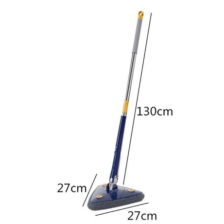 Automatic Wringing Mop 360 Degree Rotating Triangle Cleaning Household Strong Suction Mop Telescopic Rod Mop Floor Glass Wall Cleaning Tools