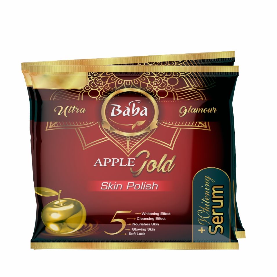 Baba Apple Gold Skin Polish ultra Glamoro + Whitening Serum - Oshi.pk - Buy & Sell Online