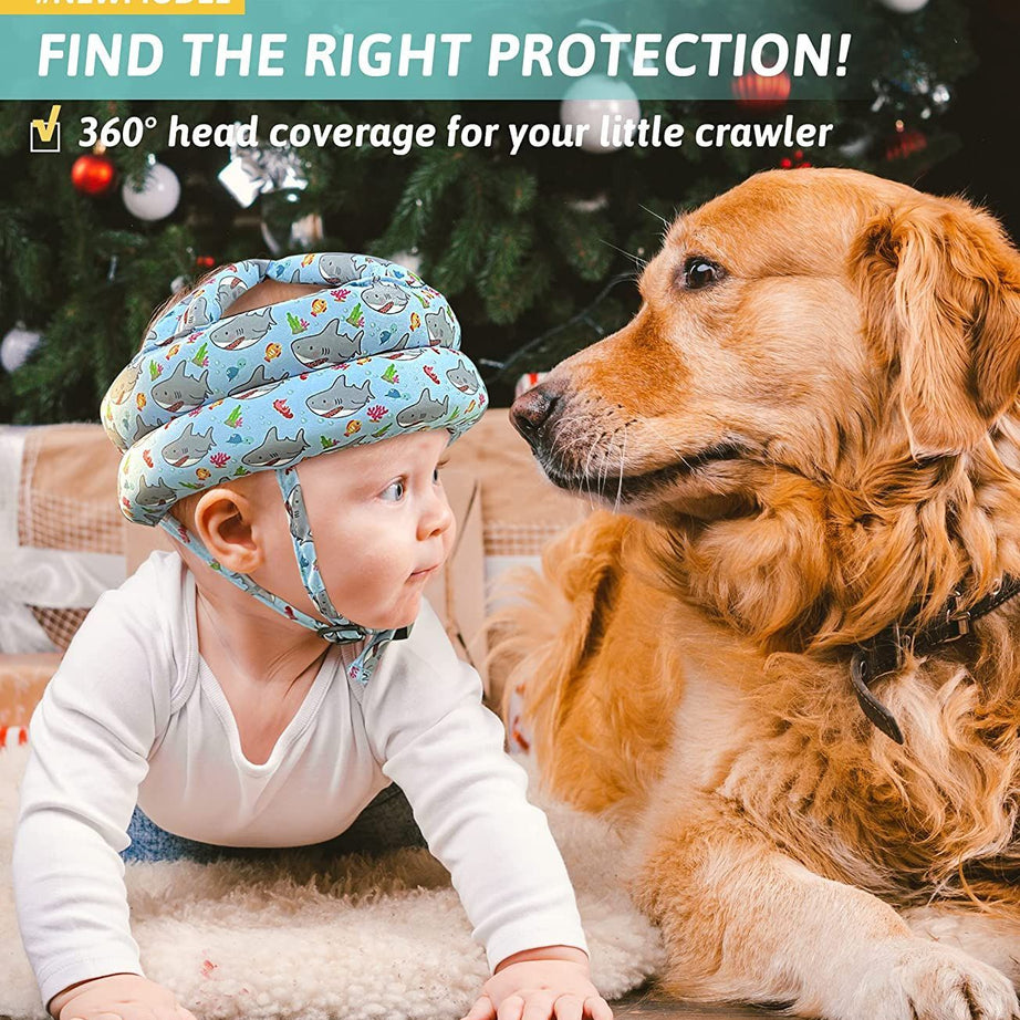 Baby Anti-fall Hat, Soft Baby Helmet Safety Hat, Toddler Anti-collision Protective Hat For Baby, Adjustable Breathable Baby Toddler Cap, Baby Head Hel - Oshi.pk - Buy & Sell Online