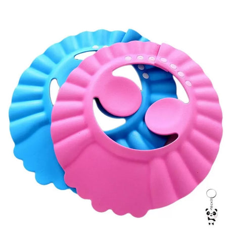 Baby Bathing Hat Kids Adjustable Shower Cap Kids Wash Hair Shield with Ear Protection - Oshi.pk - Buy & Sell Online
