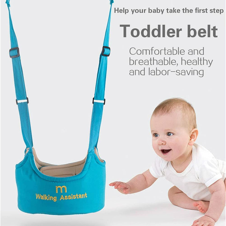 Baby Belt Walker Baby Walking Harness Handheld Baby Walker, Adjustable Toddler Walking Assistant Walking Helper for Infant Child, Breathable Stand Up - Oshi.pk - Buy & Sell Online
