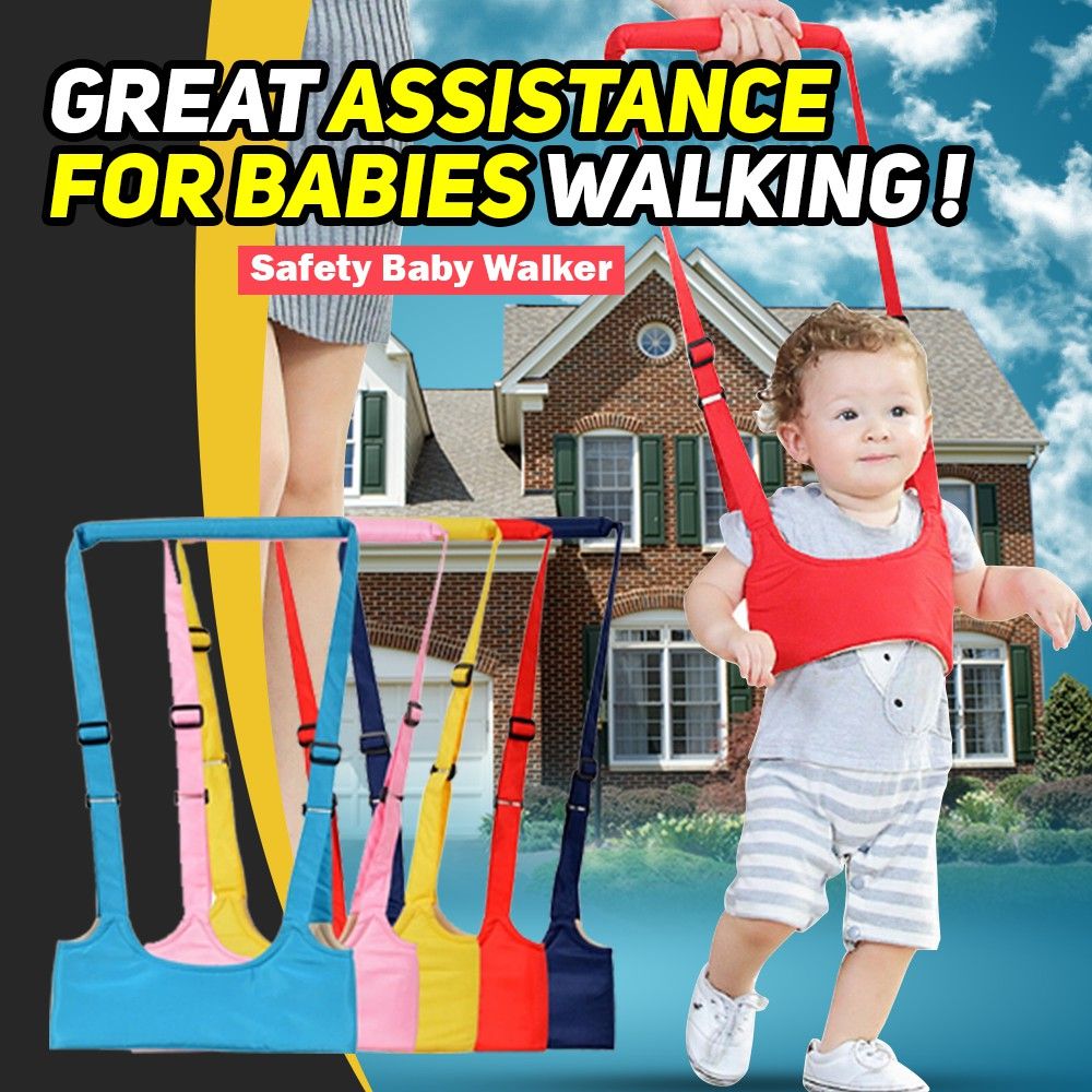 Baby Belt Walker Baby Walking Harness Handheld Baby Walker, Adjustable Toddler Walking Assistant Walking Helper for Infant Child, Breathable Stand Up - Oshi.pk - Buy & Sell Online